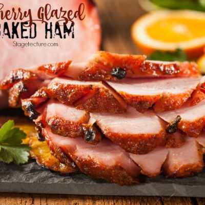 Easter Ham Dinner: Cherry Glazed Baked Ham Recipe