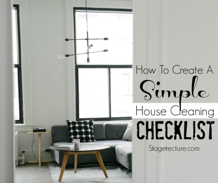 House Cleaning Checklist tips