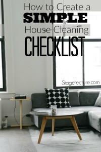 house cleaning checklist tips