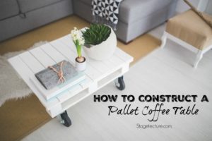make a pallet coffee table