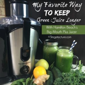 Hamilton Beach Review Stagetecture Green Juice