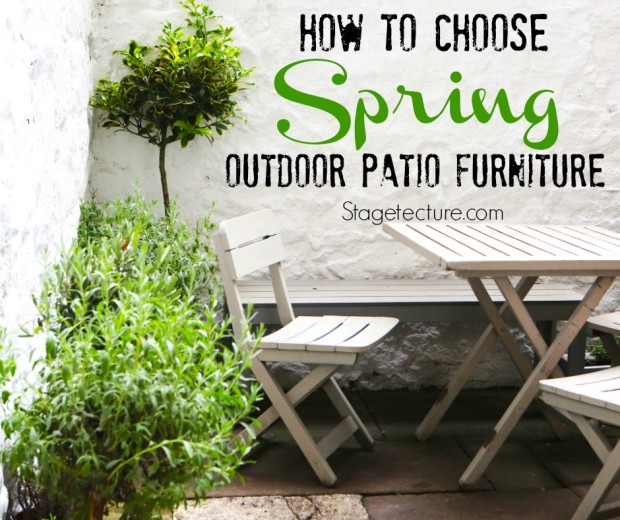 How to Choose Perfect Spring Outdoor Patio Furniture