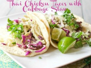 Thai Chicken Tacos