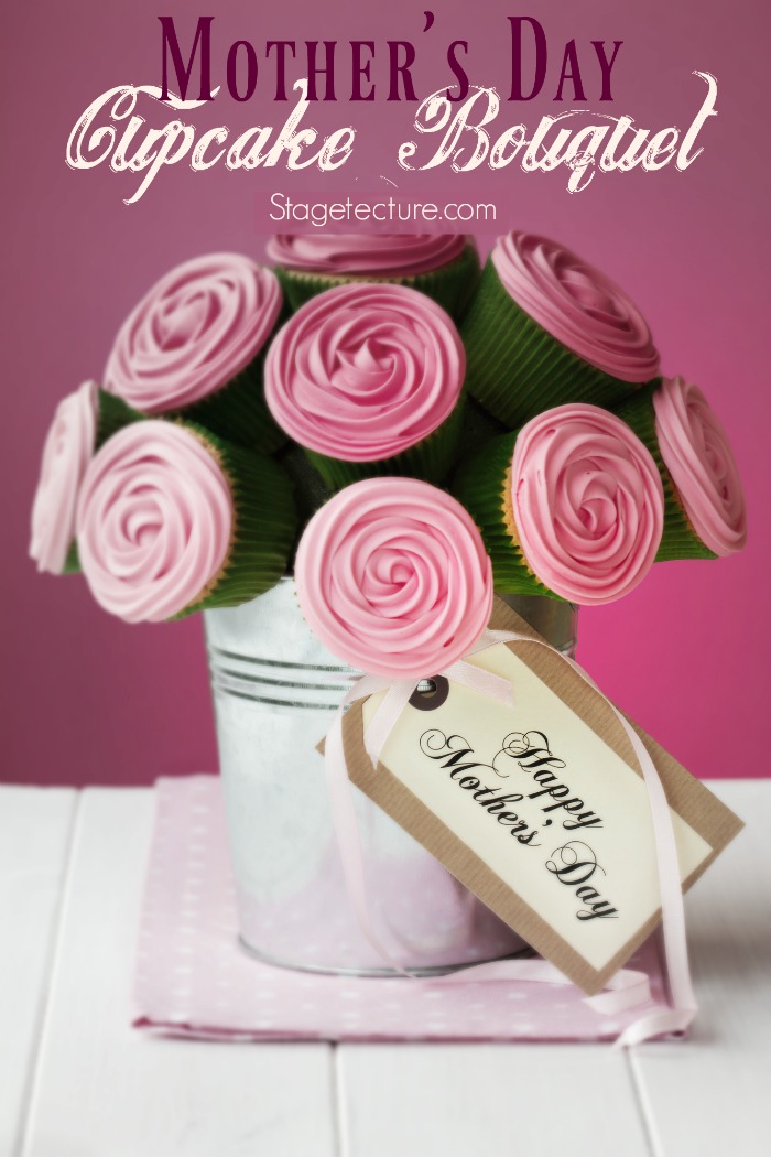 Mothers day cupcake bouquet
