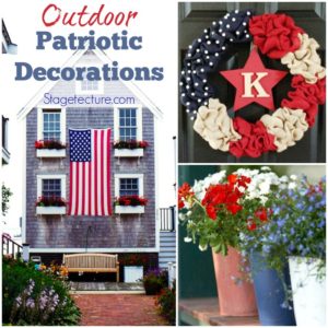 outdoor patriotic decorations ideas