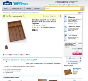 Lowes Giving Assistant Kitchen organizer