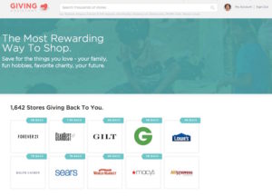 Lowes Giving Assistant home page