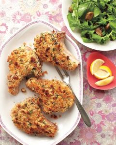 summer dinner breaded pork chops