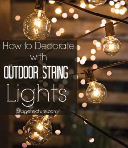 outdoor string lights tips