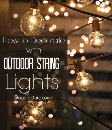Creative Ways to Decorate with Outdoor String Lights