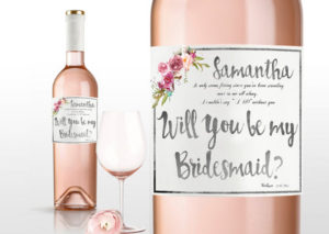wedding favors wine labels