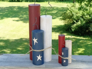 Americana 4th of July centerpiece