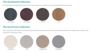 Clubhouse decking ideas colors
