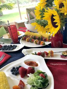 Villeroy and Boch_4th of July BBQ corn on cob plate