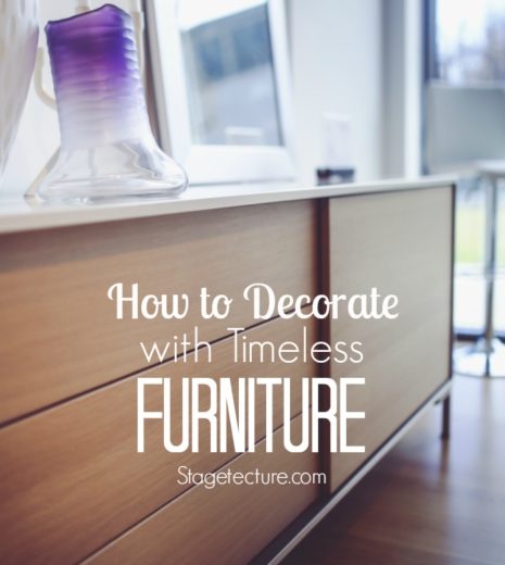 How to Decorate your Home with Timeless Furniture