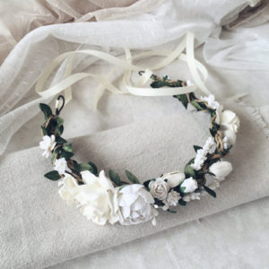 floral crown wedding ideas