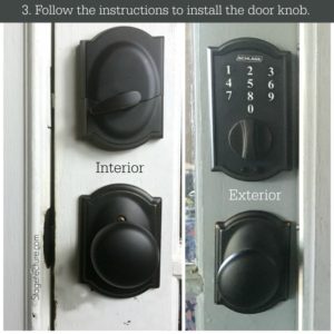 schlage keyless touchscreen locks instructions
