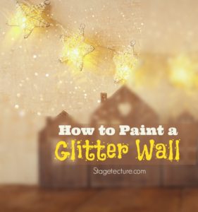 glitter wall paint ideas