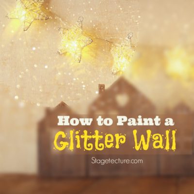 Wall Art Tutorial: How to Use Glitter Wall Paint