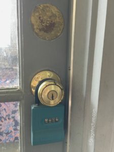 schlage door lock before lock box