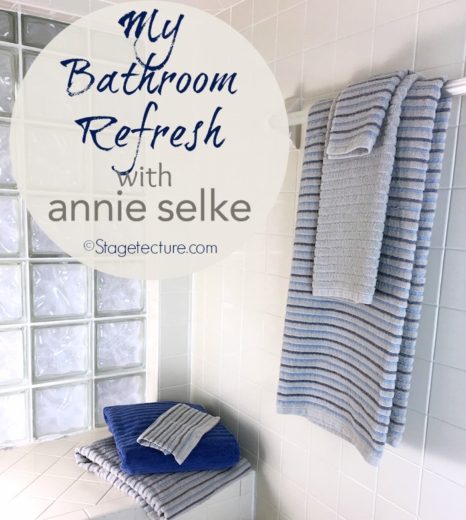 Giving Our Bathroom a Fall Refresh with Annie Selke Bath Towels