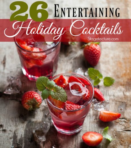 26 Holiday Cocktails Recipes for Entertaining