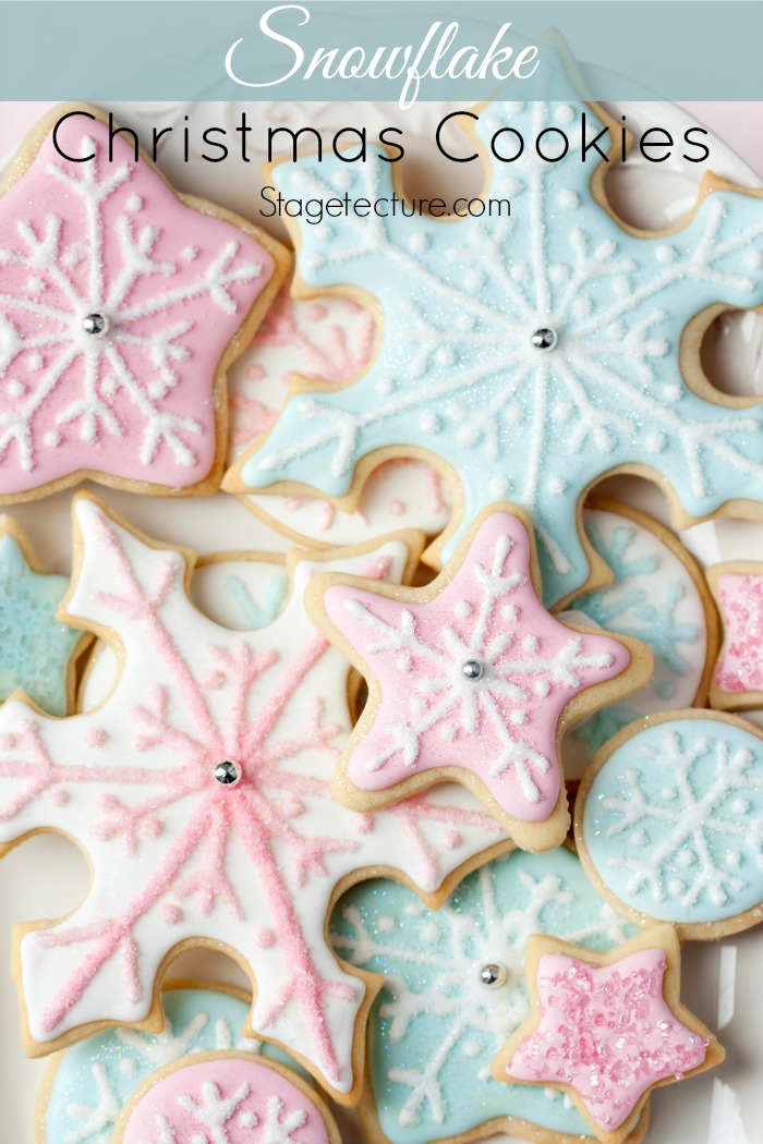 snowflake christmas cookies ideas