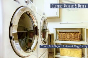 clothes dryer home maintenance checklist