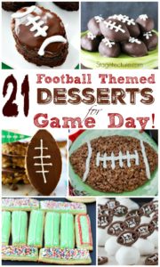 football themed desserts game day