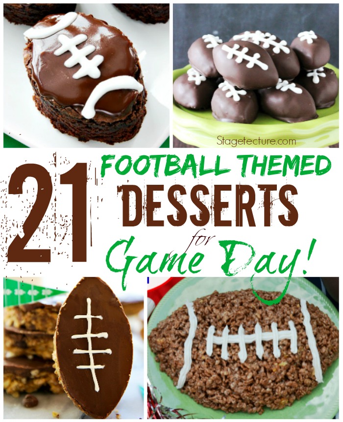 football themed desserts super bowl