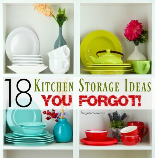 18 Hidden Kitchen Storage Ideas you Forgot About