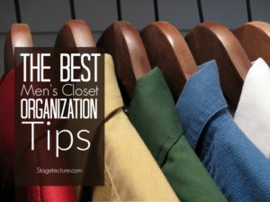 mens closet organization tips ideas