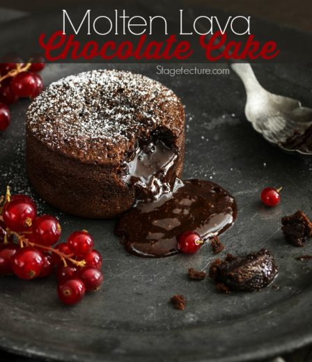 Valentine’s Molten Lava Chocolate Cakes Recipe