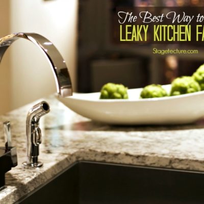 The Best Way to Fix a Kitchen Leaky Faucet