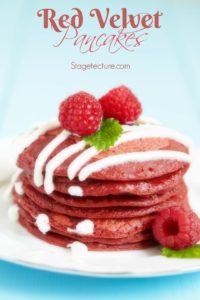 red velvet pancakes