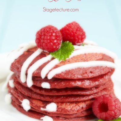 Breakfast in Bed: Valentine’s Red Velvet Pancakes Recipe