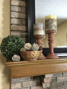 Croscill bowl mantle decorating ideas