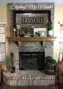 fireplace mantel decorating ideas finished