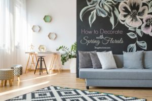 spring florals home decor ideas