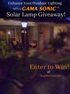 solar lamp outdoor home