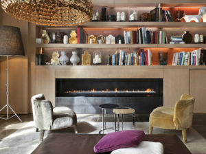 wallpaper ideas bookshelf