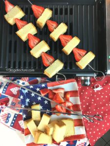 skewers grilled fruit kabobs