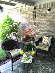 spring grass porch activities