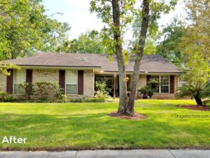 vinyl shutters after exterior design