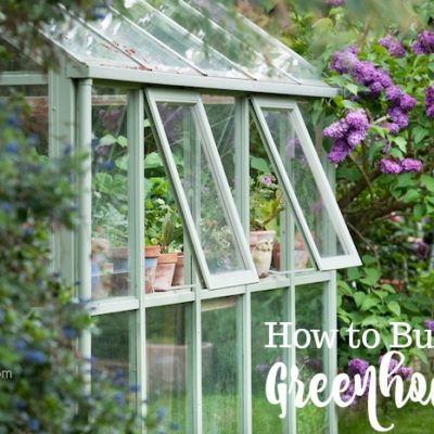 How to Build a Greenhouse for your Home