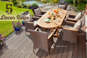 outdoor decor rules patio furniture