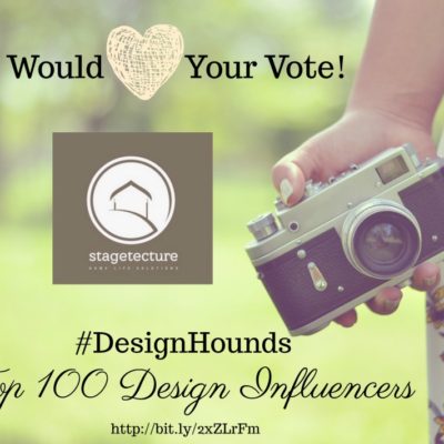 Vote for Stagetecture: #DesignHounds Top 100 Design Influencers for 2018