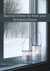 Winter heating costs windows doors