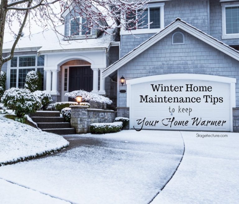 winter home maintenance snow