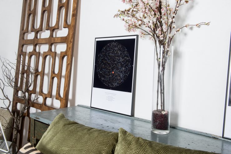 Capture memories with a star map!